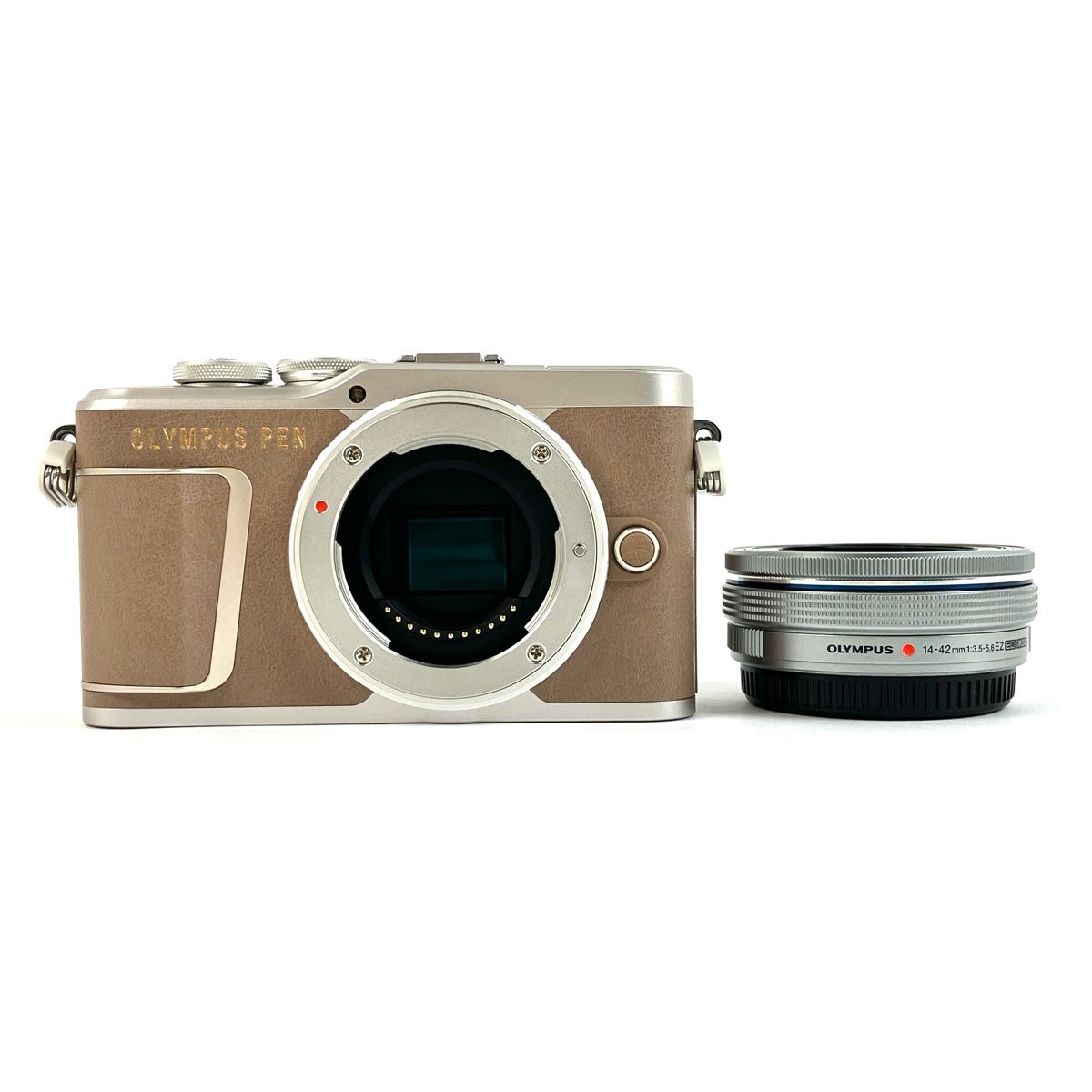 展示品 OLYMPUS PEN E-PL10 ホワイト ダブルズームキット