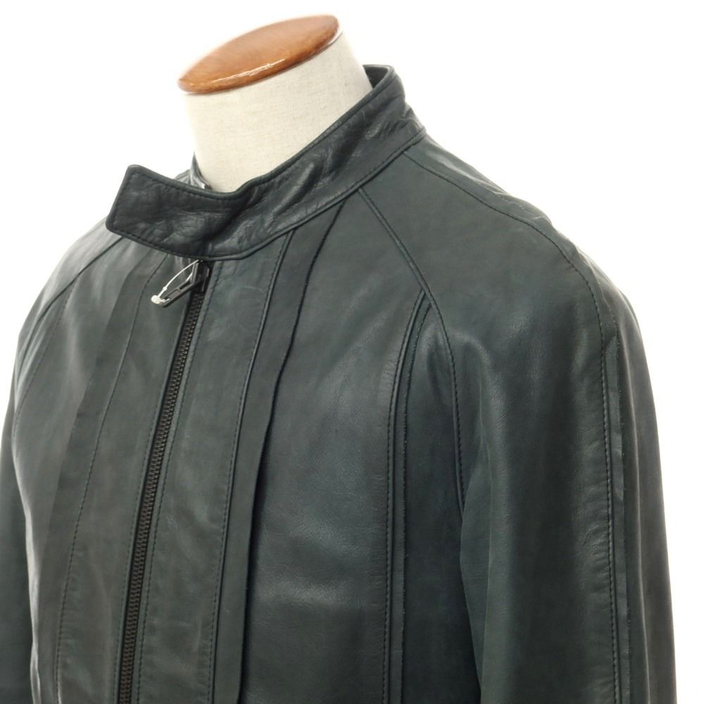 中古】マルタンマルジェラテン Martin Margiela 10 ラムレザー ジップ  