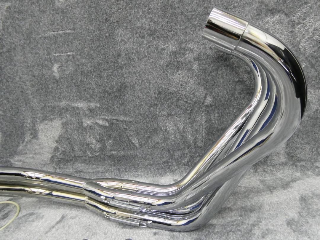 ゼファー400 マフラー 豪 50．8π メッキ アウター