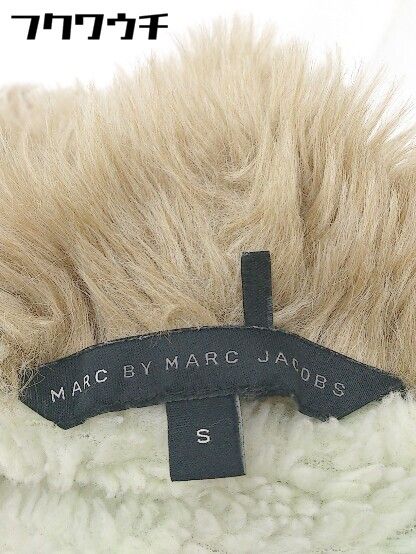 【美品】MARC BY MARC JACOBS フェイクファーコート　Lサイズ 美品】MARC BY MARC JACOBS フェイクファーコート Lサイズ
