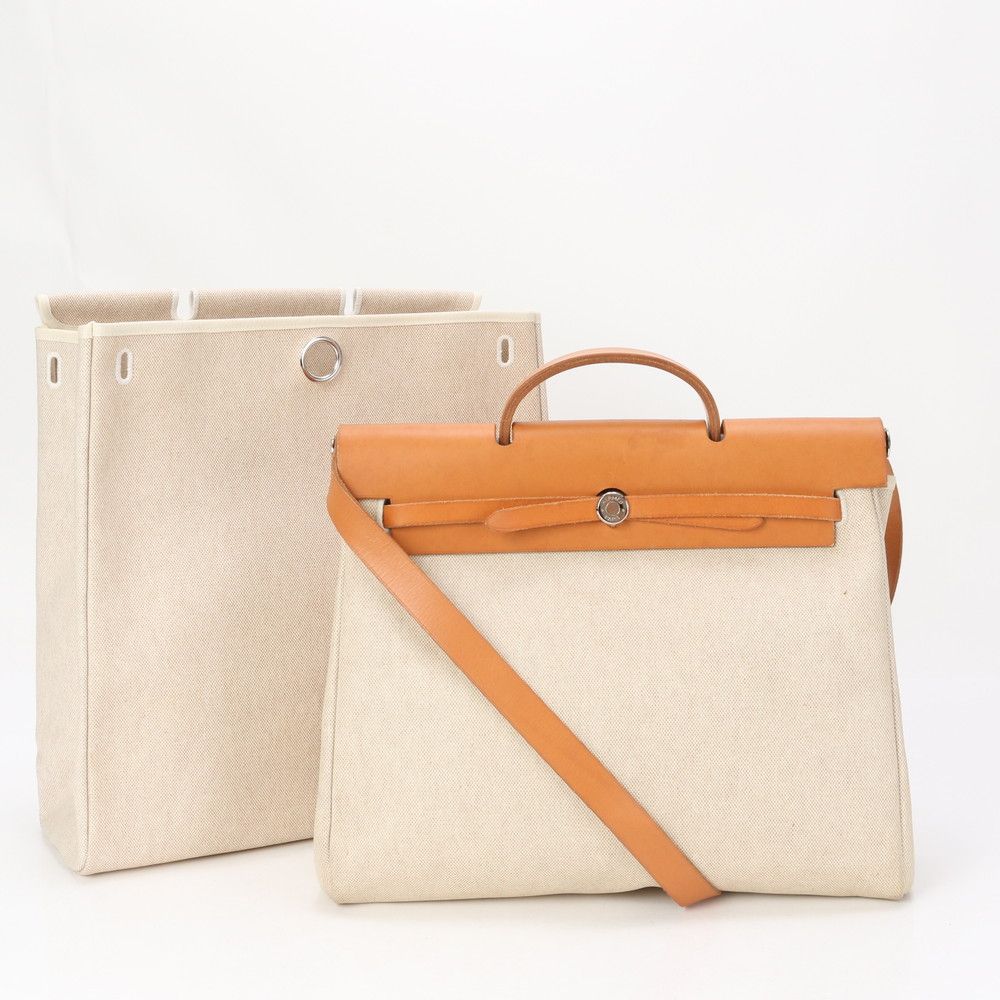 美品 エルメス エールバッグ MM 2WAY ショルダーバッグ 斜め掛け ハンド トート ブランド 高級 人気 流行 おしゃれ EEY AV3-7【中古】