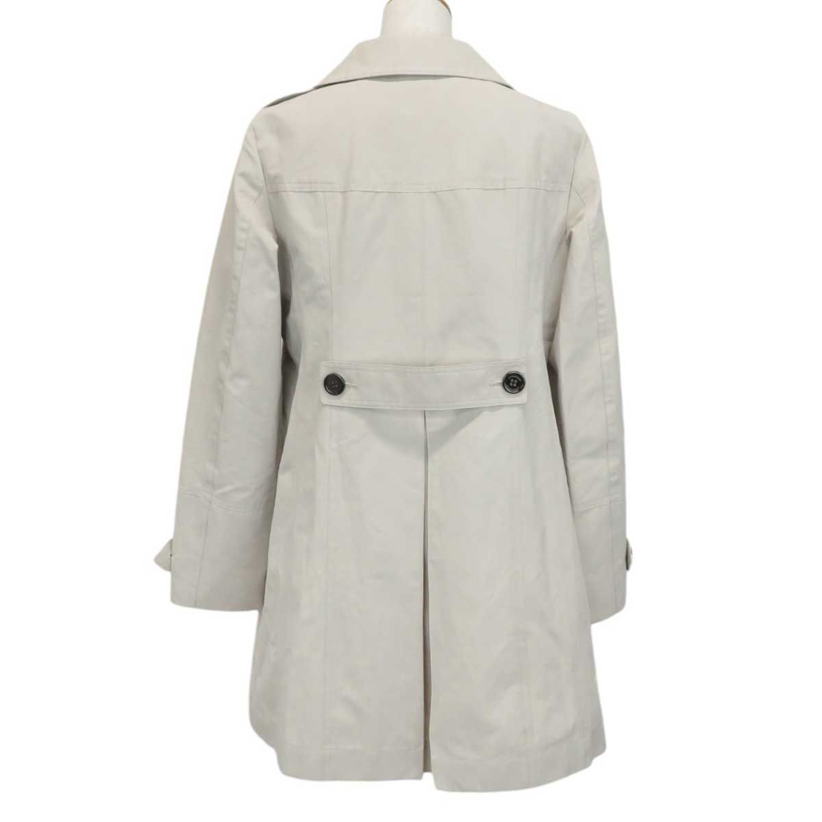 バーバリー 新品 トレンチコート ウールコート ライトグレー 38サイズ UK6 BURBERRY ライトグレー トレンチコート バーバリー 新品 トレンチ