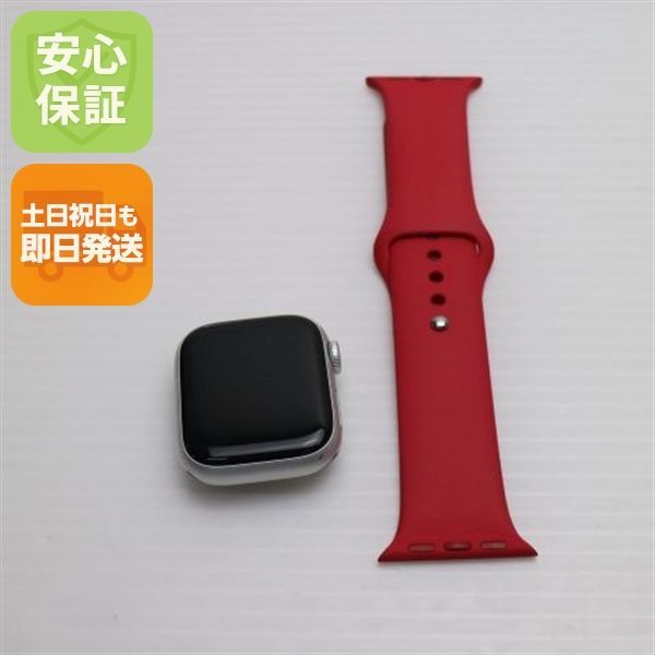 超 Apple Watch Series8 41mm GPS シルバー スマホ 土日祝発送 即日発送 08000