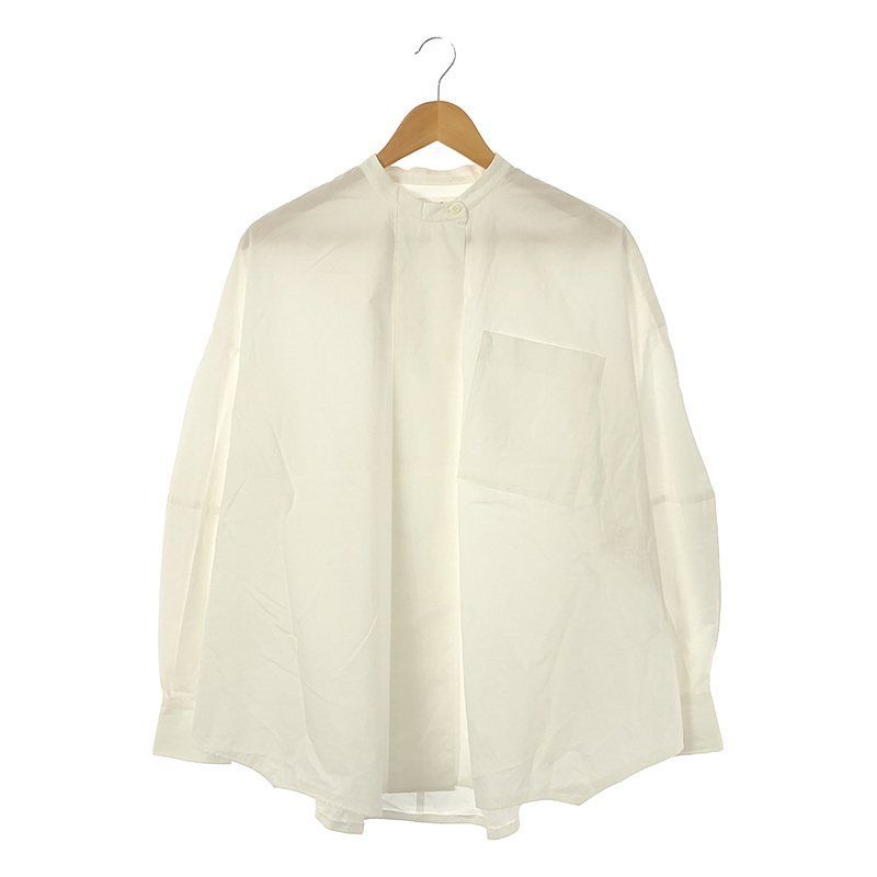 ENFOLD / エンフォルド | 2022AW | HEXAGON SHIRT ヘキサゴンシャツ | 38 | ホワイト | レディース ENFOLD / エンフォルド | 2022AW | HEXAGON SHIRT ヘキサゴンシャツ