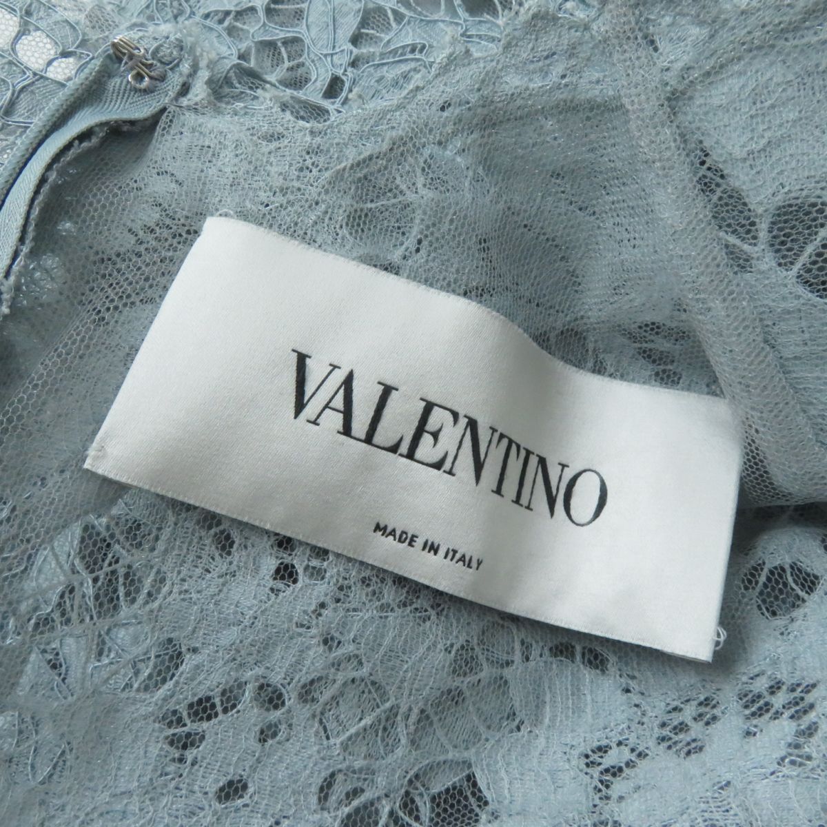 極美品☆正規品 VALENTINO ヴァレンティノ フラワーレース 総レース 裾