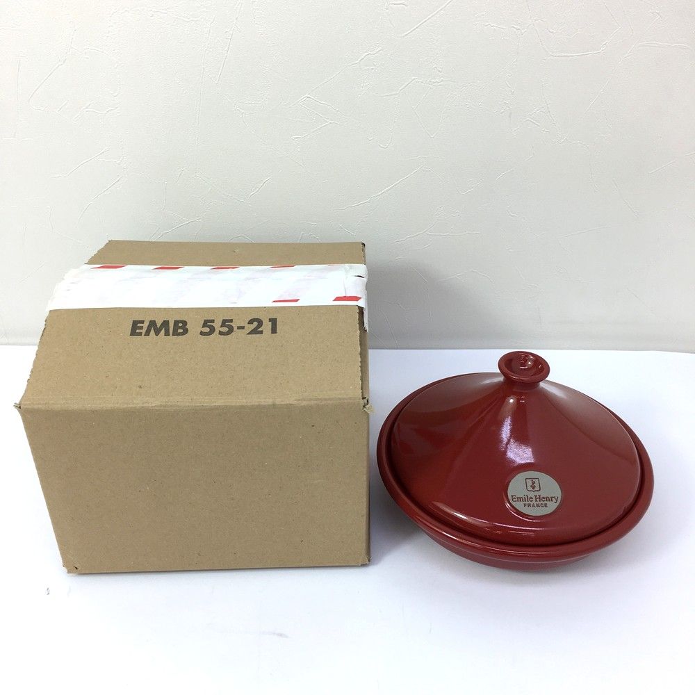 長期保管未使用品 エミールアンリ Emile Henry 55-21 タジンS