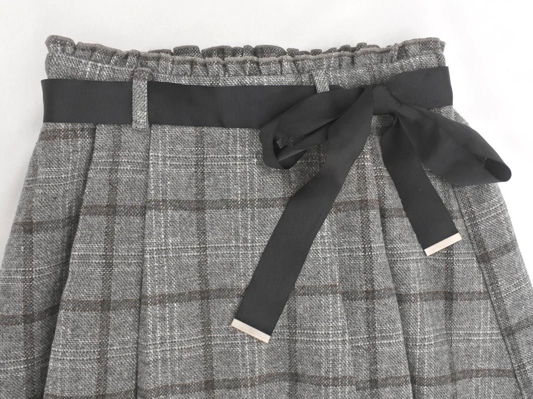 axes femme アクシーズファム チェック フレア スカート sizeM