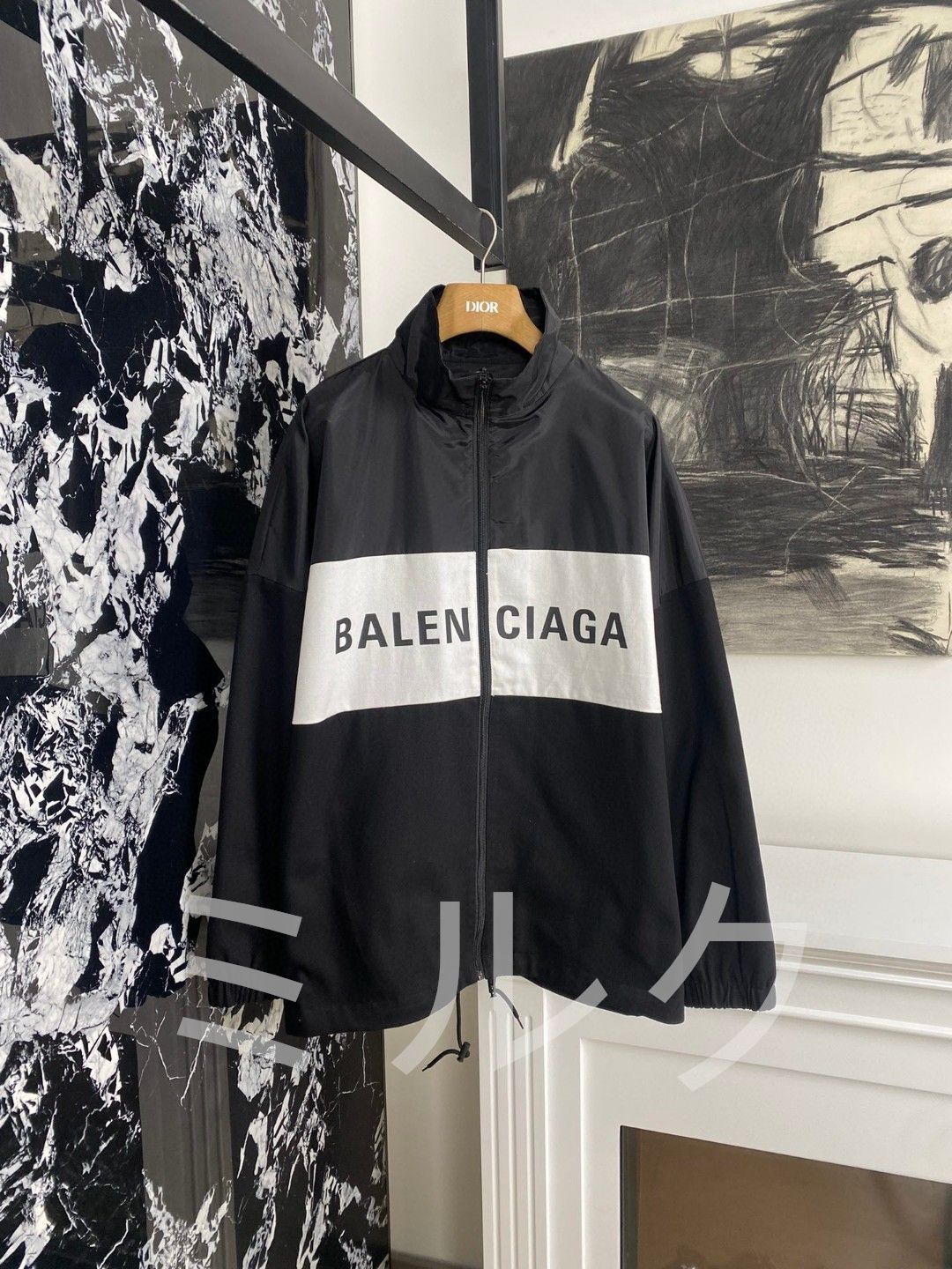 未使用☆Balenciaga バレンシアガ ナイロン デニムジャケット 男女兼用