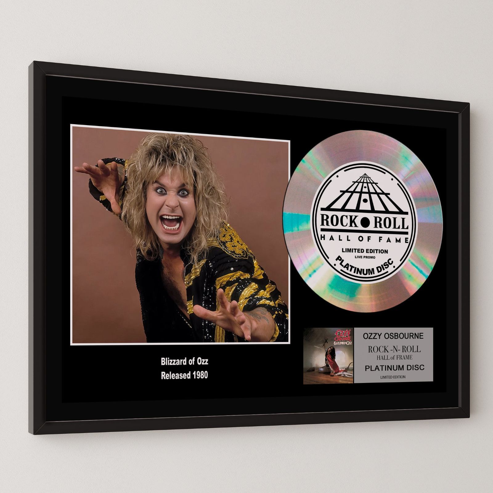 オジー・オズボーン Ozzy Osbourne 限定フレーム コレクション 11 オジー・オズボーン Ozzy Osbourne ブラック・サバス gold 金