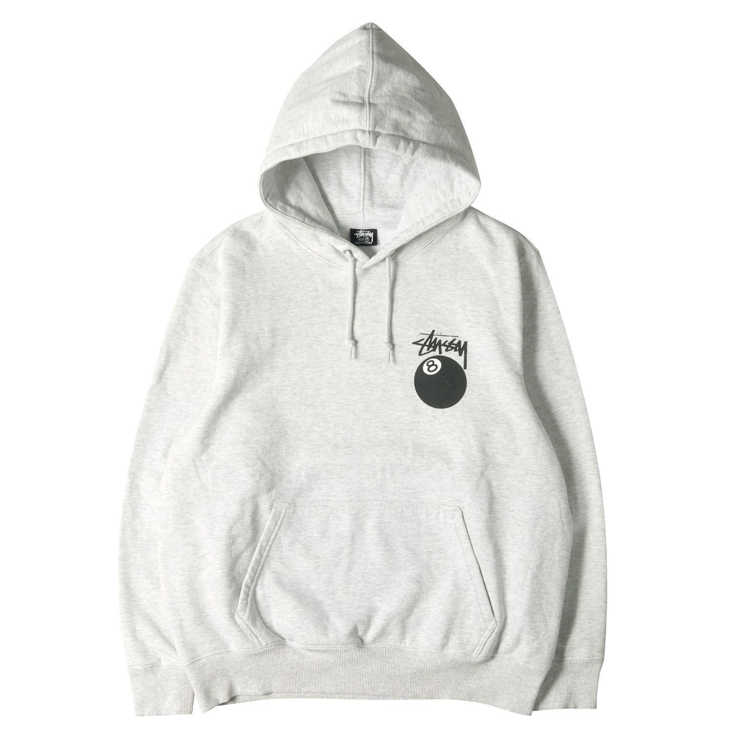 STUSSY ステューシー パーカー 8ボール プリント スウェット