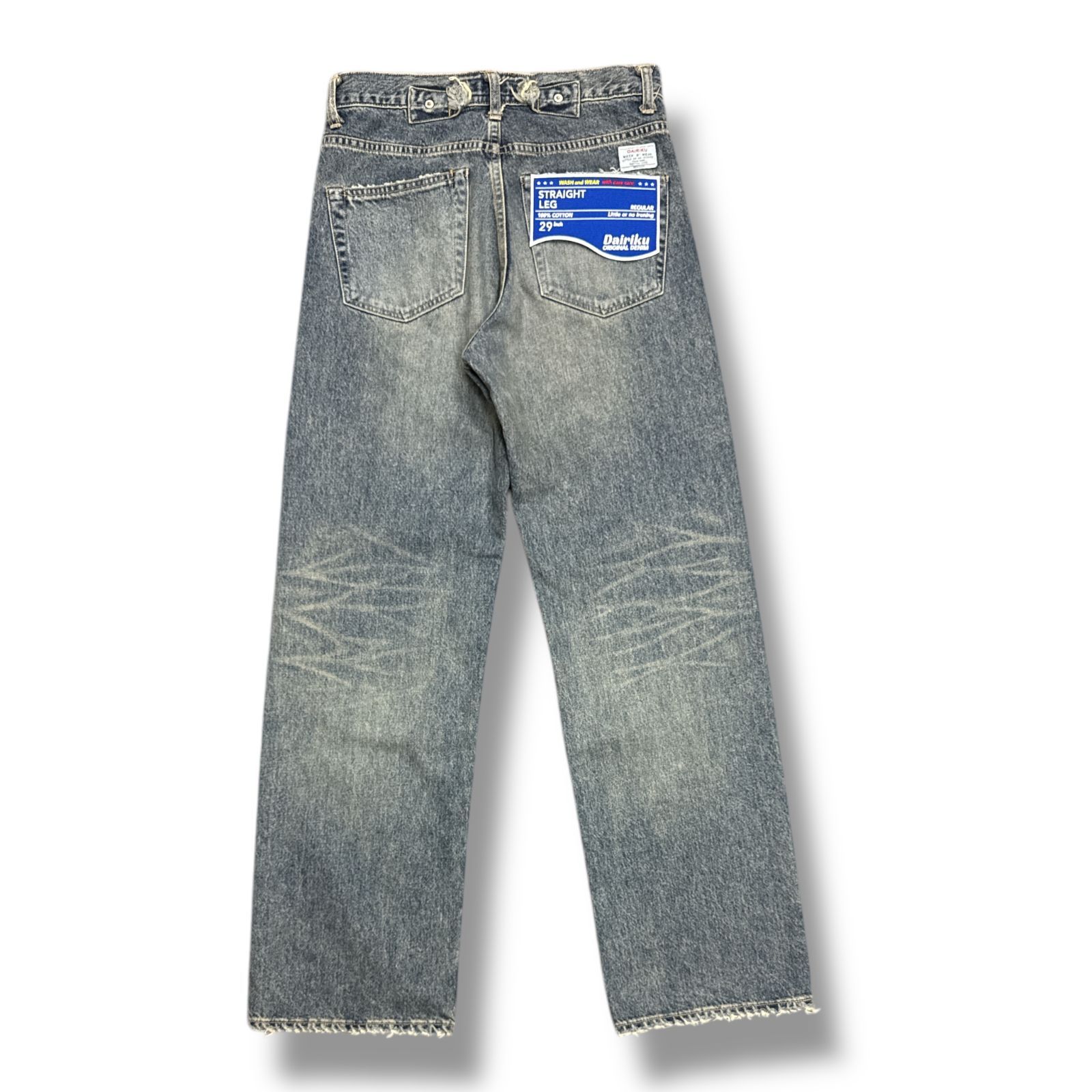 参考上代49500円 DAIRIKU 25SS Straight Vintage Denim Pants