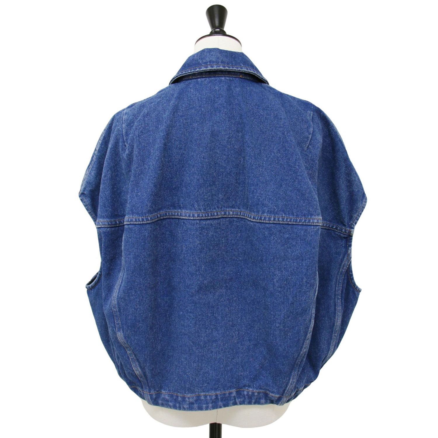 【極美品】MARNI マルニ 薄手ウールショートジャケット48ブルゾン国内正規品 美品 MARNI マルニ ジャケット ブルー サイズ:38(M) 24秋冬 ショート