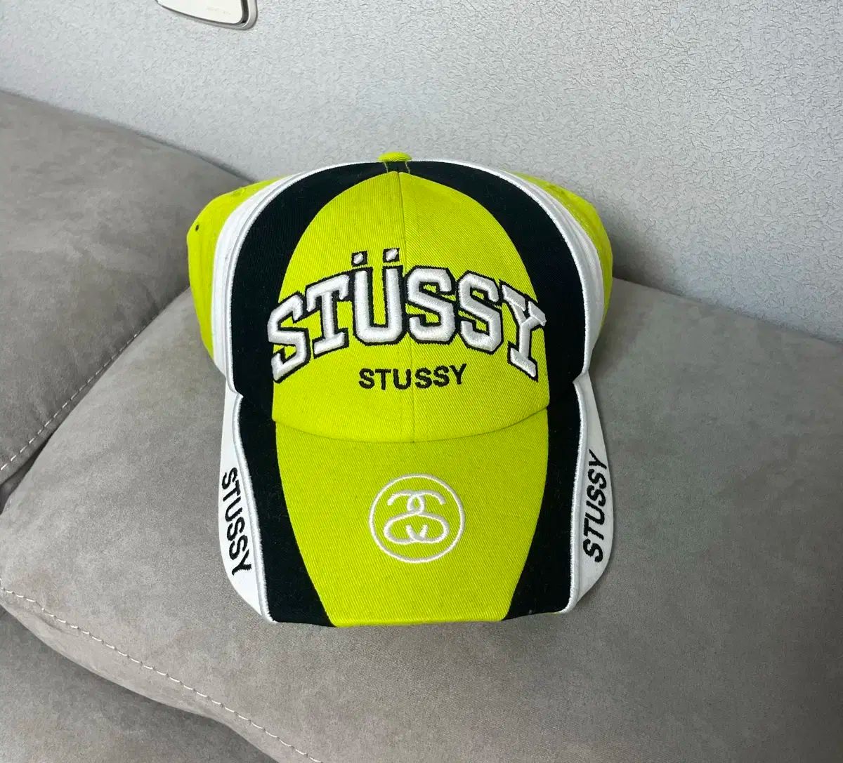 STUSSY ステューシー スーベニア ロー プロ ストラップバッグ キャップ ライム