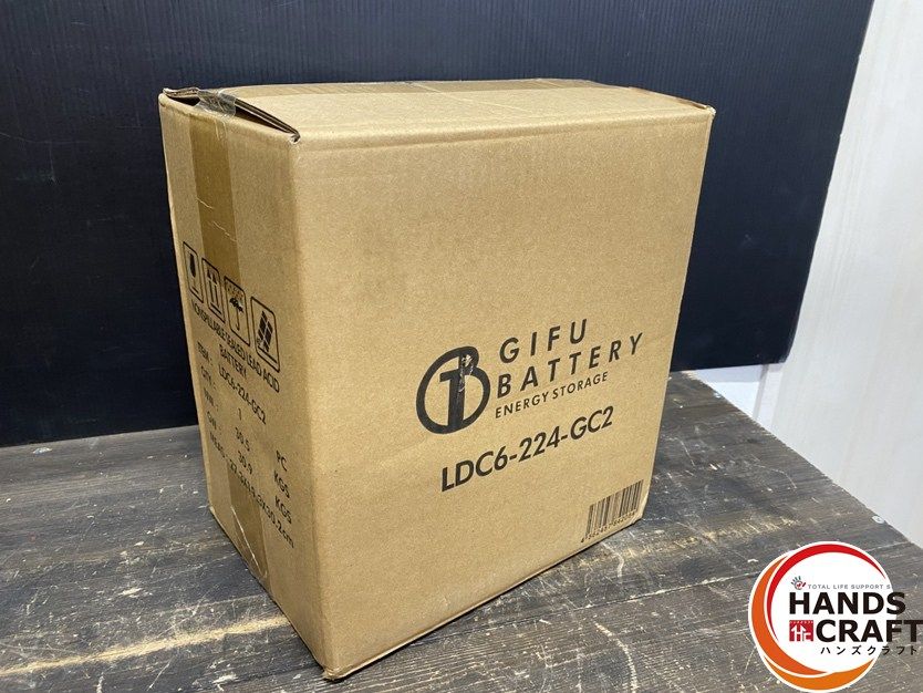 ● GB|GIFU LDC6-224-GC2 バッテリー 1 ENERGY STORAGE 電圧 6V のため外箱にイタミ有