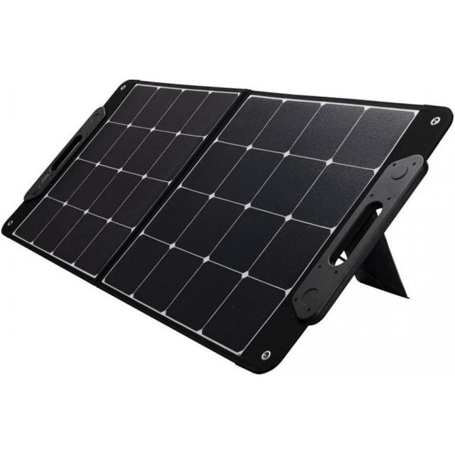 JVCケンウッド JVC ポータブルソーラーパネル BH-SP100A-H 最大出力100W 折りたたみ式 クリーンエネルギー 発電 USB充電