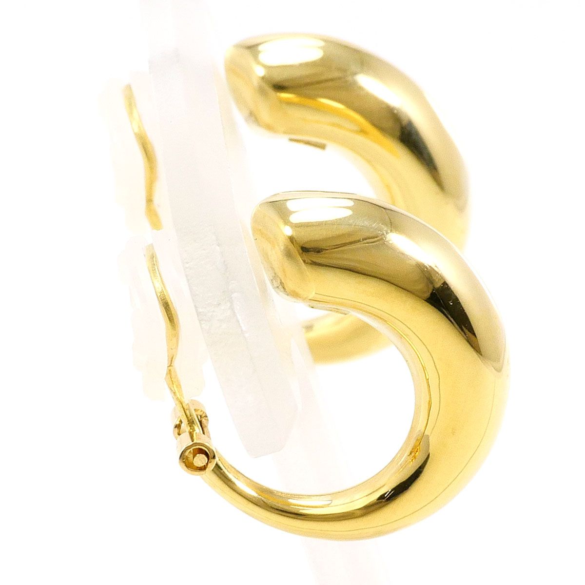 K18YG イヤリング clip-on earrings 総重量約2.5g