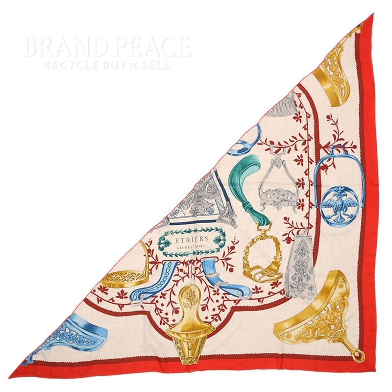 エルメスHERMÉS ストールトライアングルETRIERS REMIX