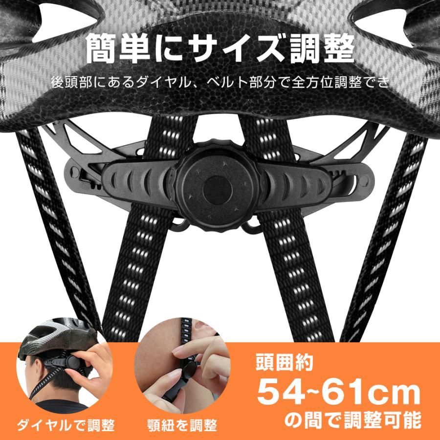 ヘルメット 自転車 自転車用ヘルメット 大人用ヘルメット 超軽量 通気性抜群 大人用 男女兼用 脱着可能シールド 3D保護クッション サイズ調整可能 54~61cm ES022