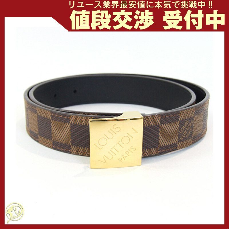ルイヴィトン ベルト ダミエ サンチュール キャレ 中古 LOUIS VUITTON