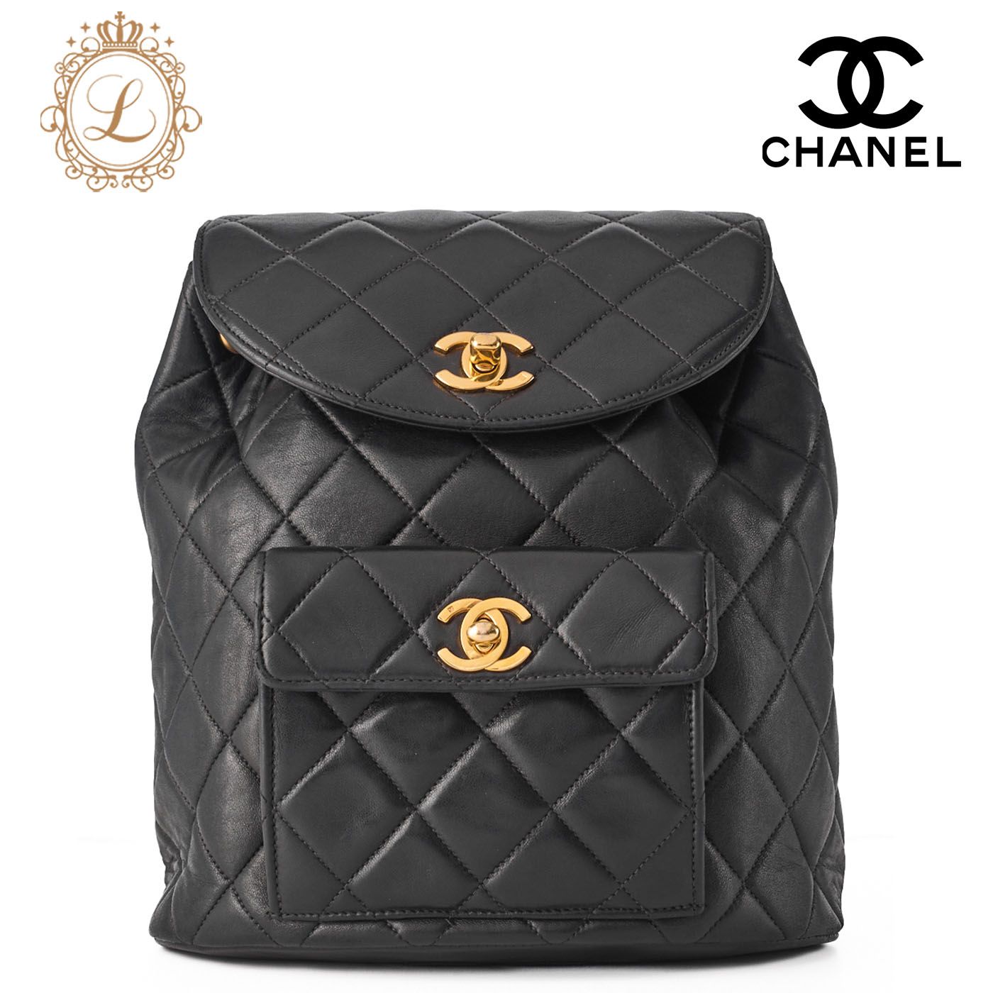 CHANEL シャネル マトラッセ アウトサイドフラップ ターンロック