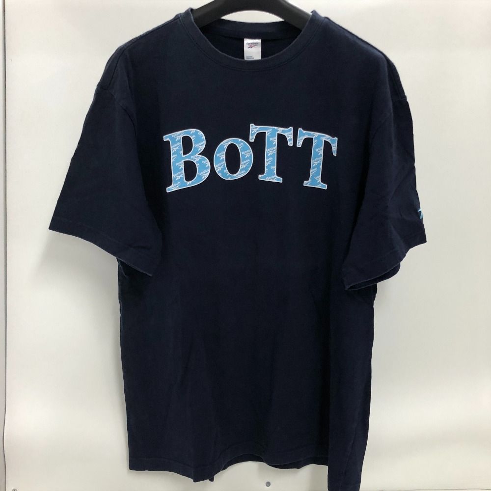 02w07721 リーボック Reebok × BoTT ボット プリントロゴTシャツ ネイビー 中国製 メンズ 半袖Ｔシャツ コットン 【中古品】  - メルカリ