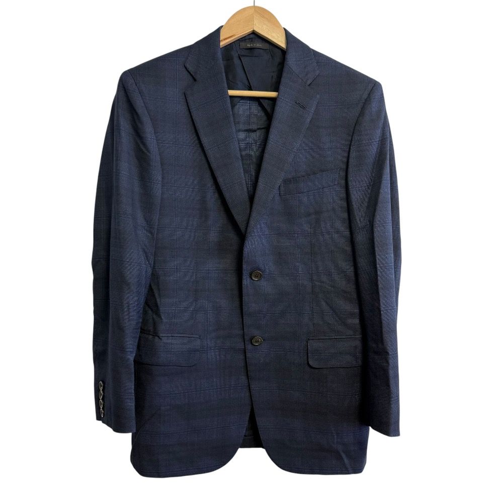 訳あり　ブリオーニ　テーラードジャケット　カシミヤ100% チェック 訳あり ブリオーニ テーラードジャケット カシミヤ100% チェック