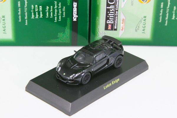 中古品＞京商 1/64 ロータス エキシージ ブラック ブリティッシュ ミニカーコレクション1 Kyosho 1/64 Lotus Exige  black - メルカリ