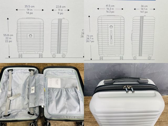 未使用品　DELSEY　スーツケース　2個セット シルバー 未使用品 DELSEY スーツケース 2個セット シルバー 【公式通販】