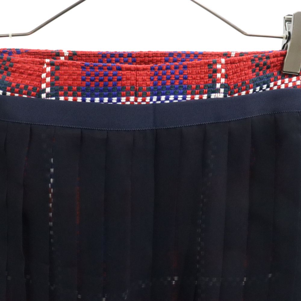 Sacai (サカイ) 17SS チェック ドッキング シアーレイヤード