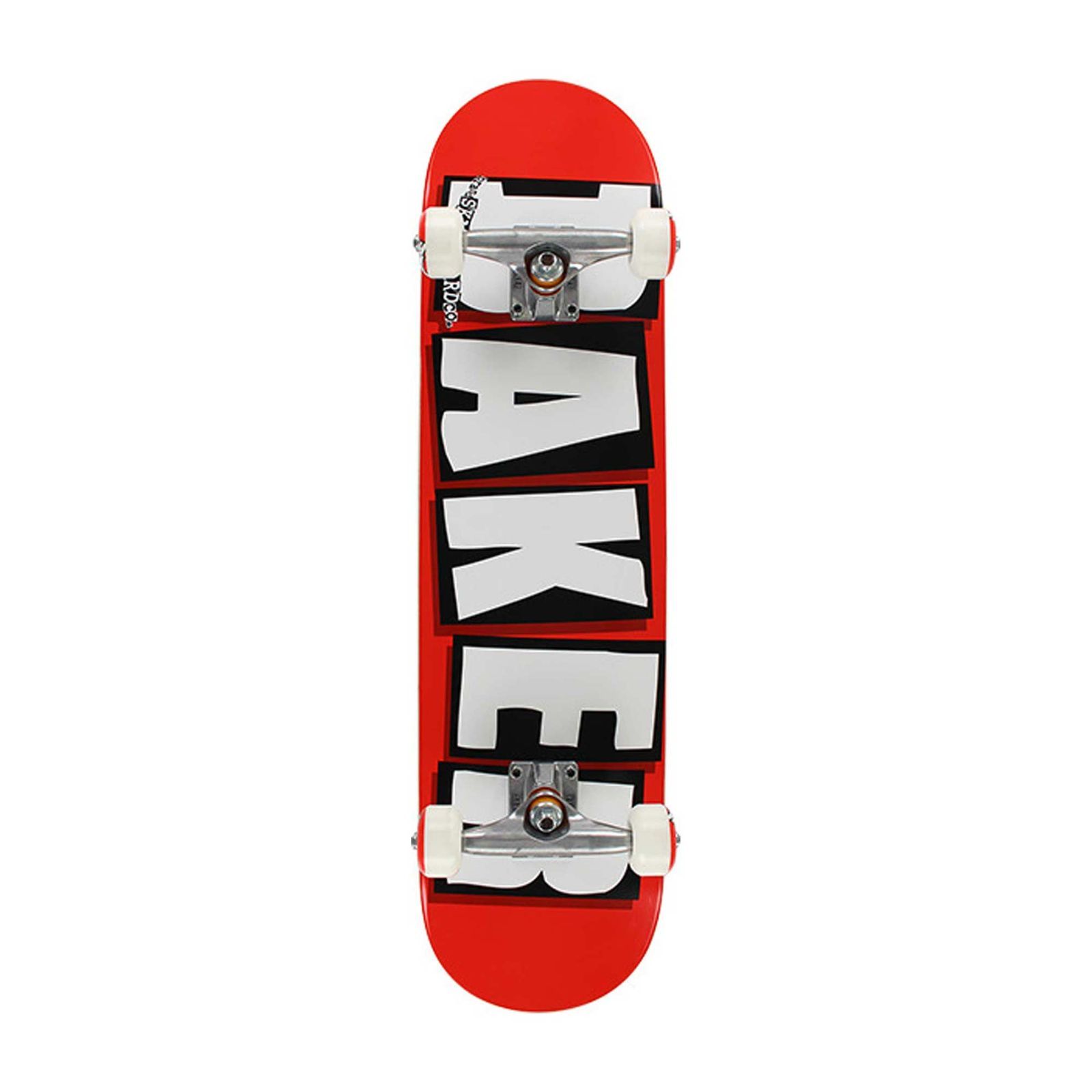 正規品 BAKER COMPLETE BRAND LOGO RED/WHT 8 BAKER COMPLETE BRAND LOGO RED/WHT 8.0 Baker Brand Logo White