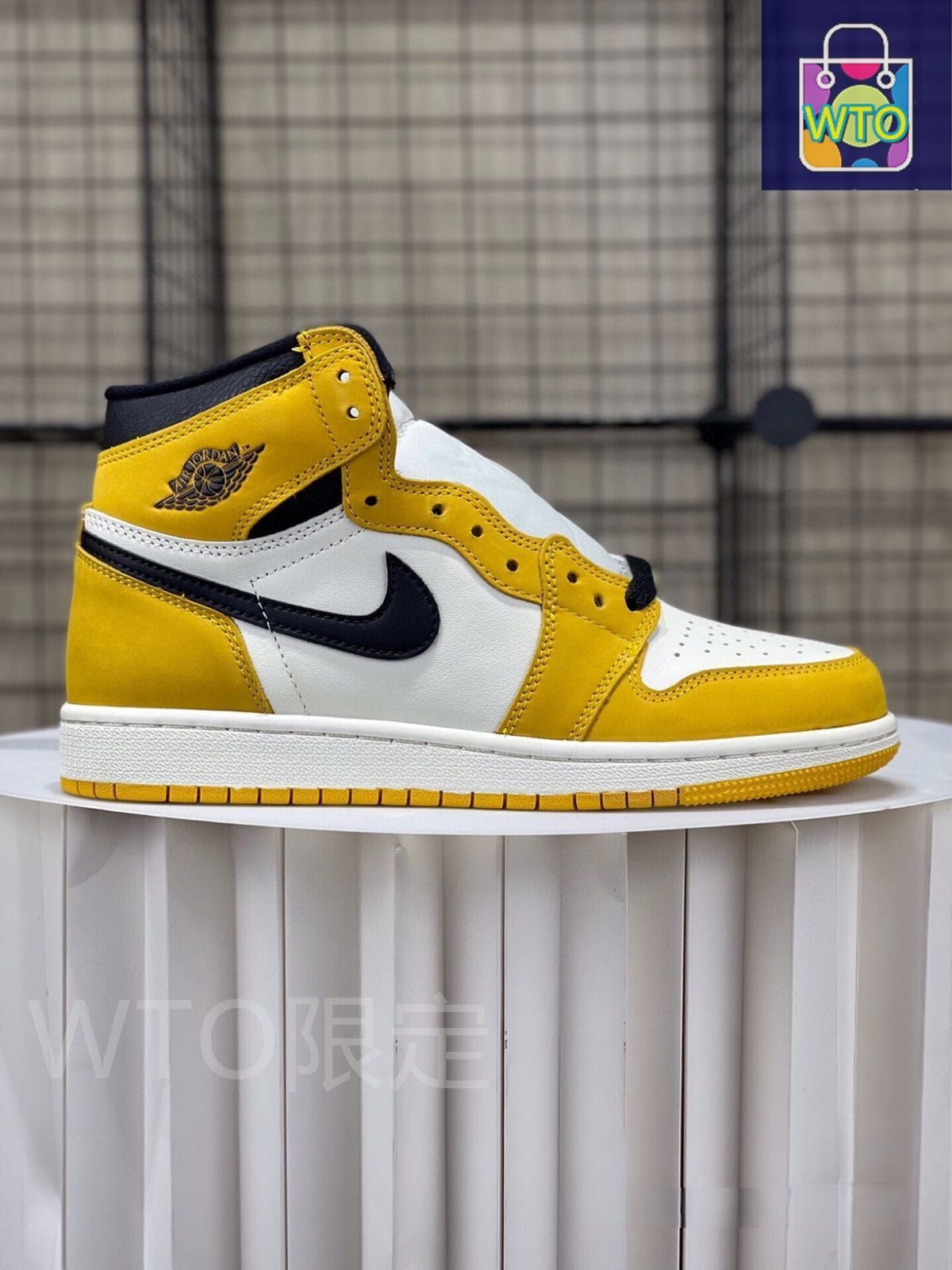 お げ 即 Nike Air Jordan 1 High OG Yellow Ochre ジョーダン