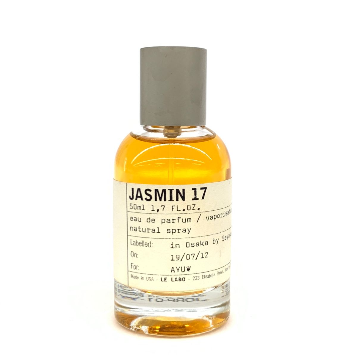 ルラボ JASMIN 17 香水 50ml / 1.7fl.oz LE LABO JASMIN 17 50ml