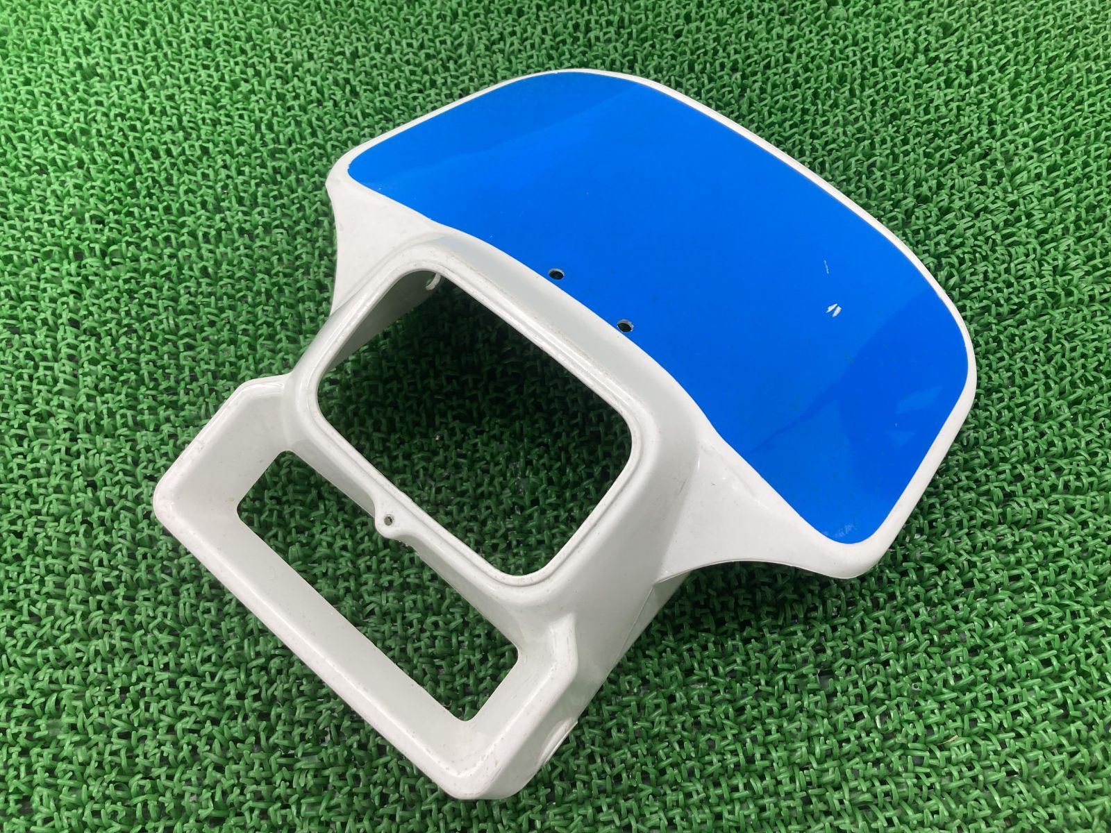 中古 ホンダ 純正 バイク 部品 CRM250R ライトカウル 白 割れ欠け無し