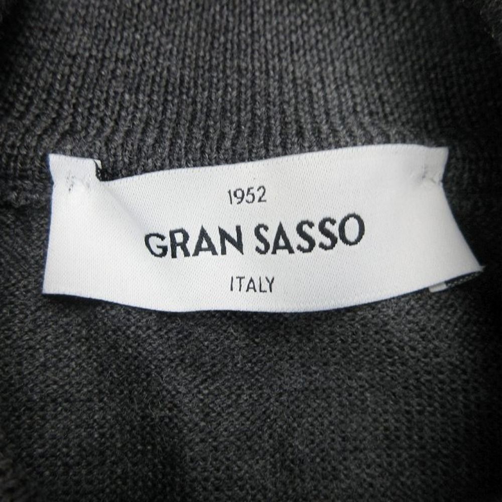 美品 GRAN SASSO グランサッソ 12ゲージ ウール ソリッド モックネック  