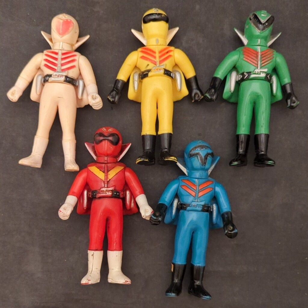 ポピー ミニソフビ ゴレンジャー5体セット130㎜