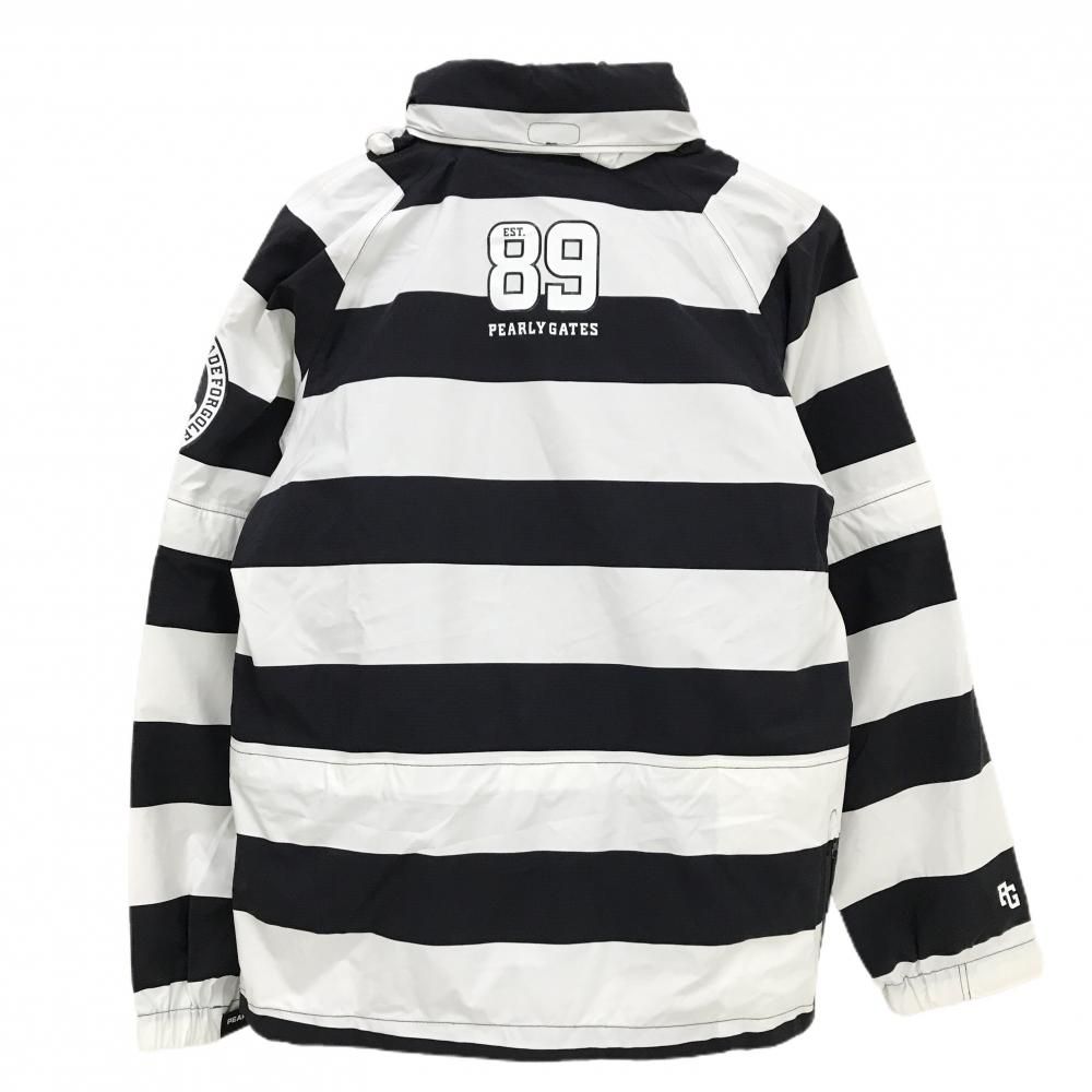 パーリーゲイツ 4WAYジャケット 白×ネイビー ボーダー ファーライナーベスト メンズ 3 S ゴルフウェア PEARLY GATES