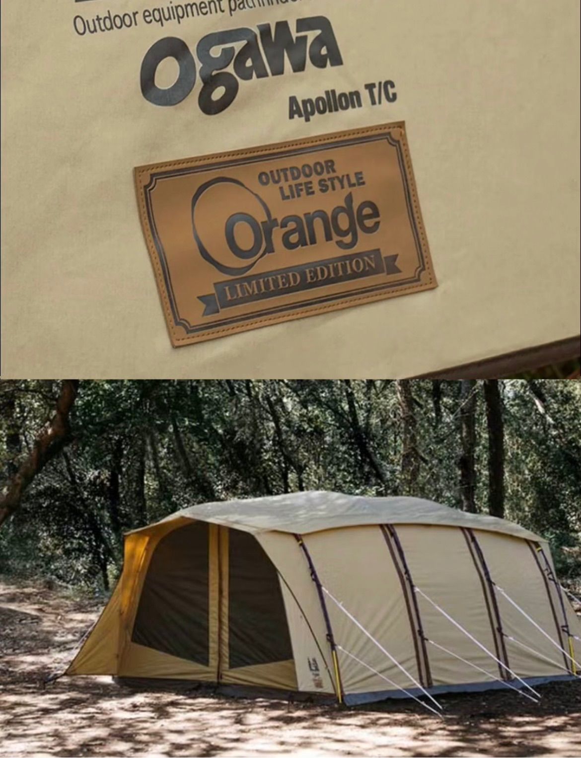 OGAWA × ORANGE 別注 Apollon アポロン TC | キャンプ | テント | 小川