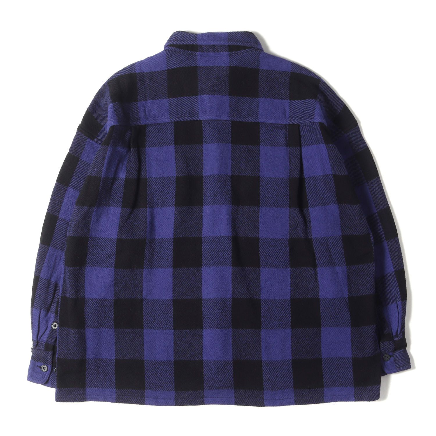 DESCENDANT バッファローチェックネルシャツJKT ディセンダント