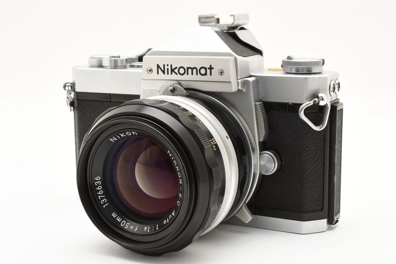 フィルムカメラ Nikon Nikomat FTN + 50mm F1.4 中古】 ニコン ニコマート FTN シルバー 50mm F1.4 セット Nikon