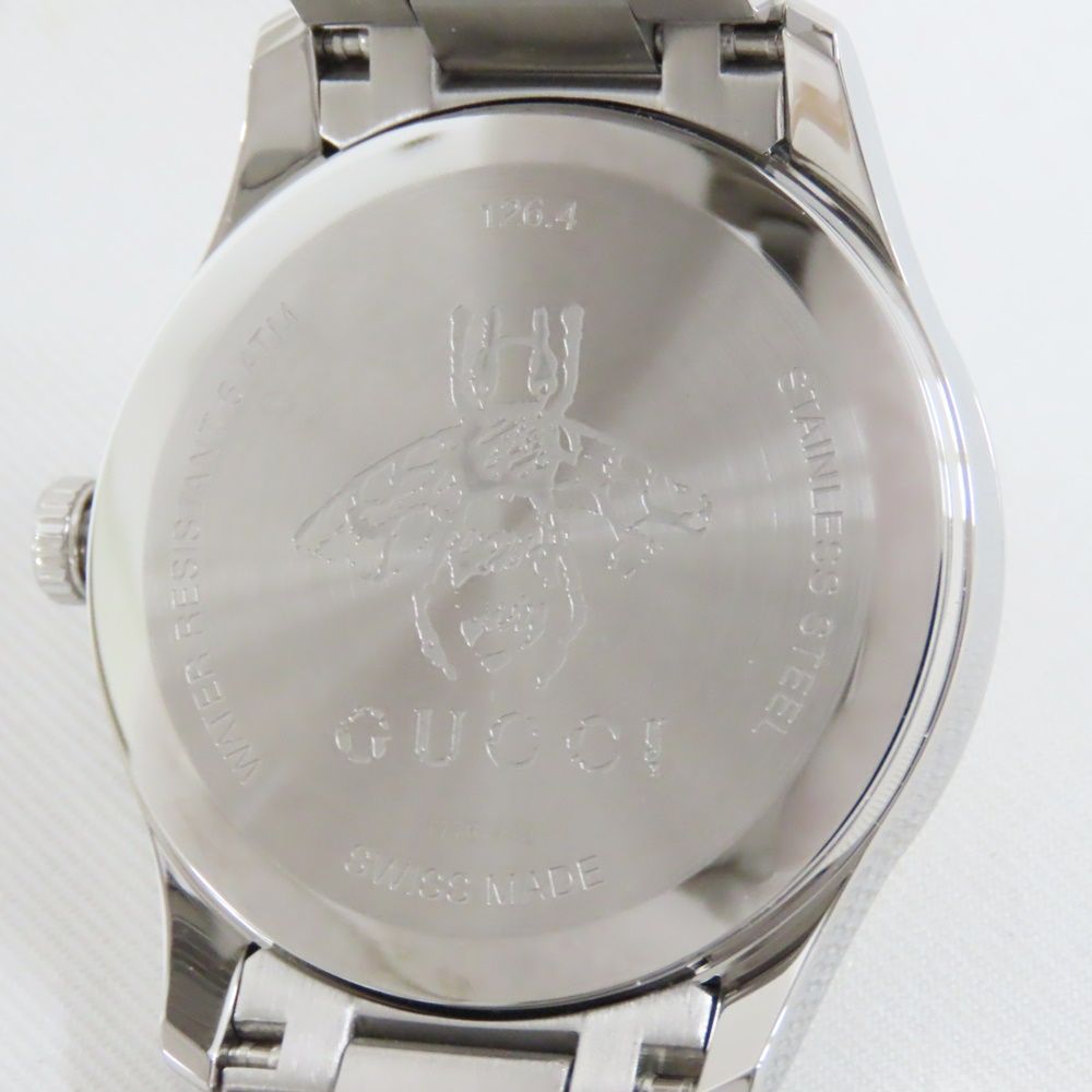 グッチ 時計 Ts778711 グッチ 腕時計 Gタイムレス 蜂 ビー 126.4 シルバー文字盤