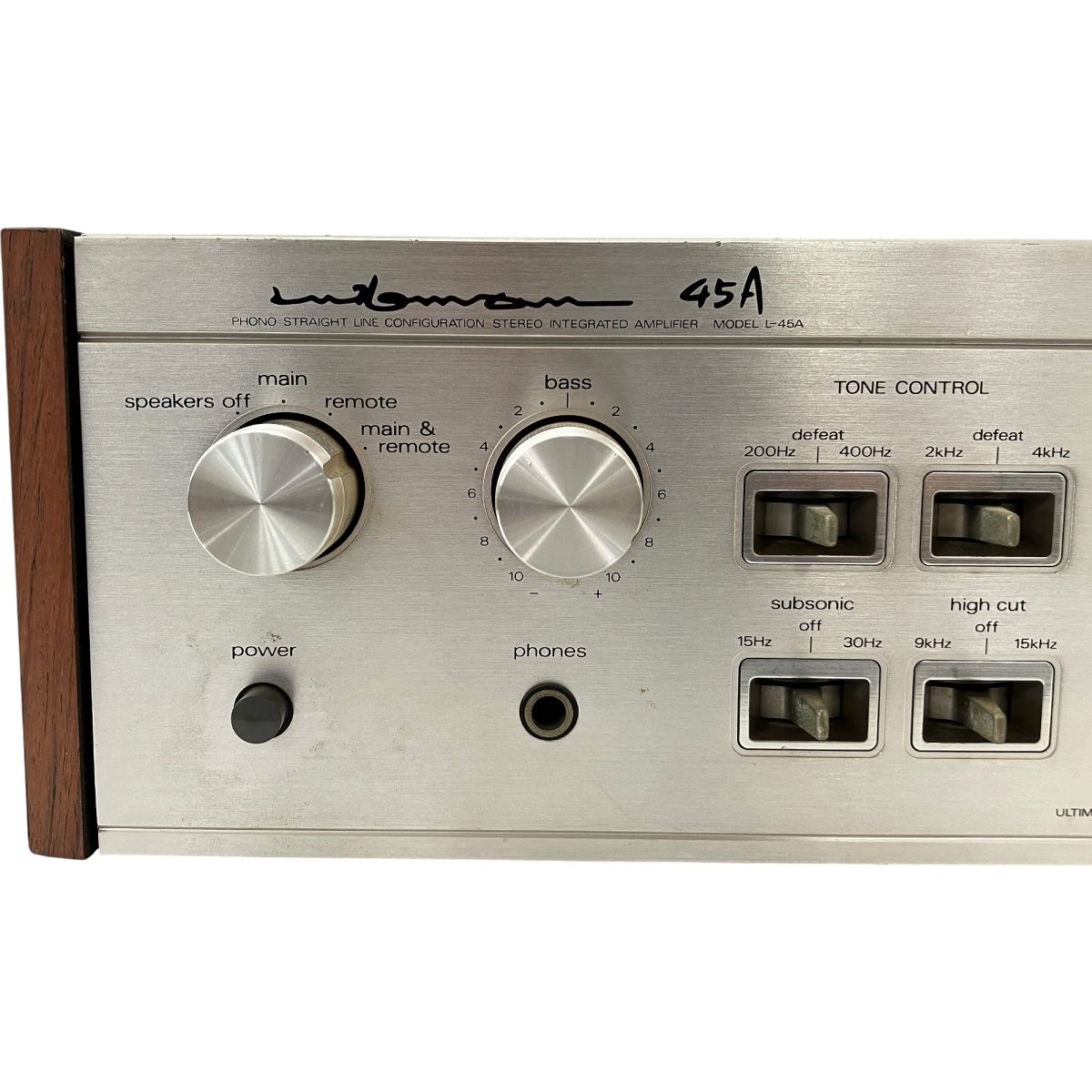 LUXMAN ラックスマン L-45A プリメインアンプ 音響機材 中古 H9652225