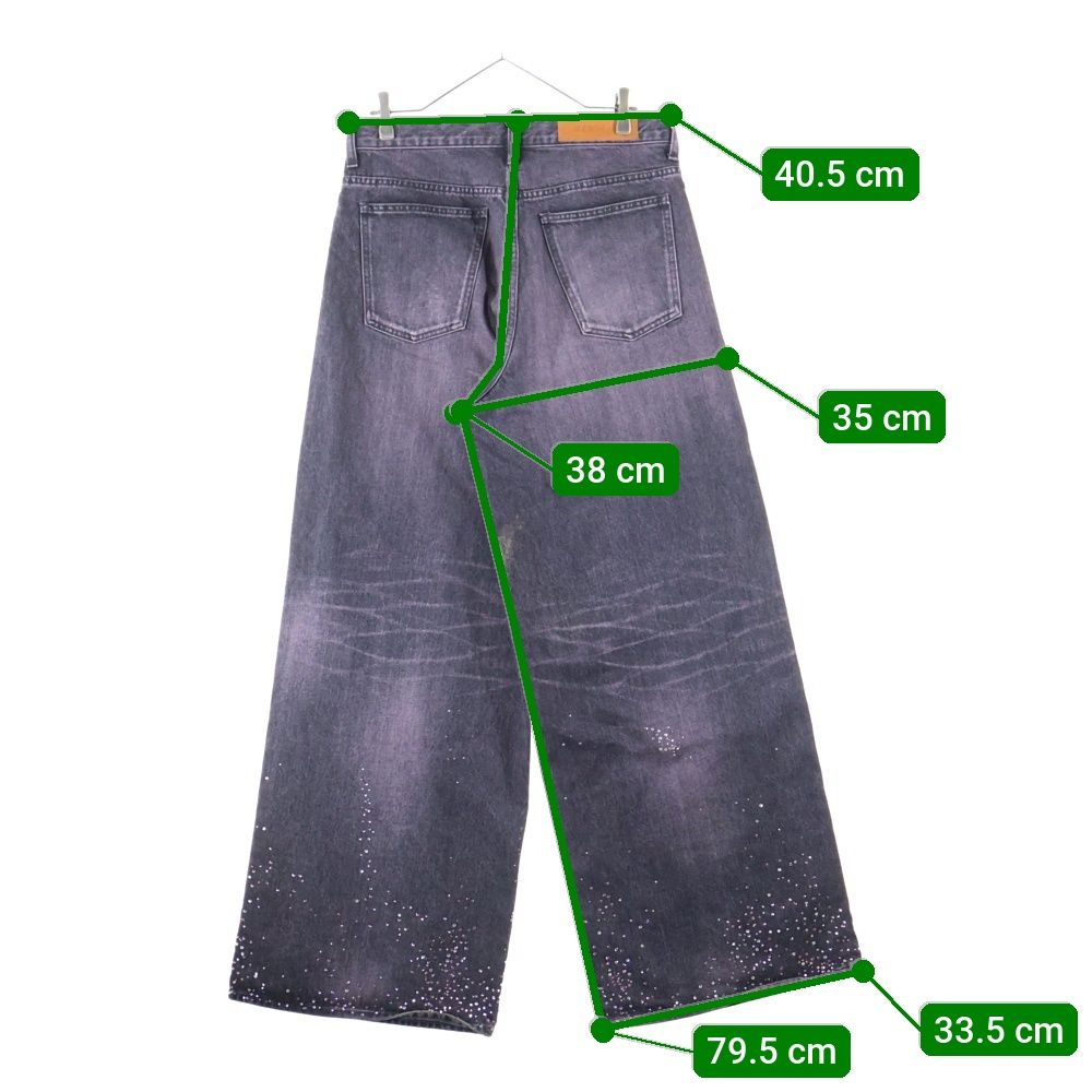 MASU (エムエーエスユー) 24AW MASU BOYS STARDUST BAGGY JEAN ライン
