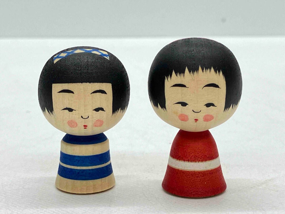 クーさんご依頼のお品　鈴木明工人こけし　2人セット 鈴木 明 工人 伝統こけし 2体セット - メルカリ