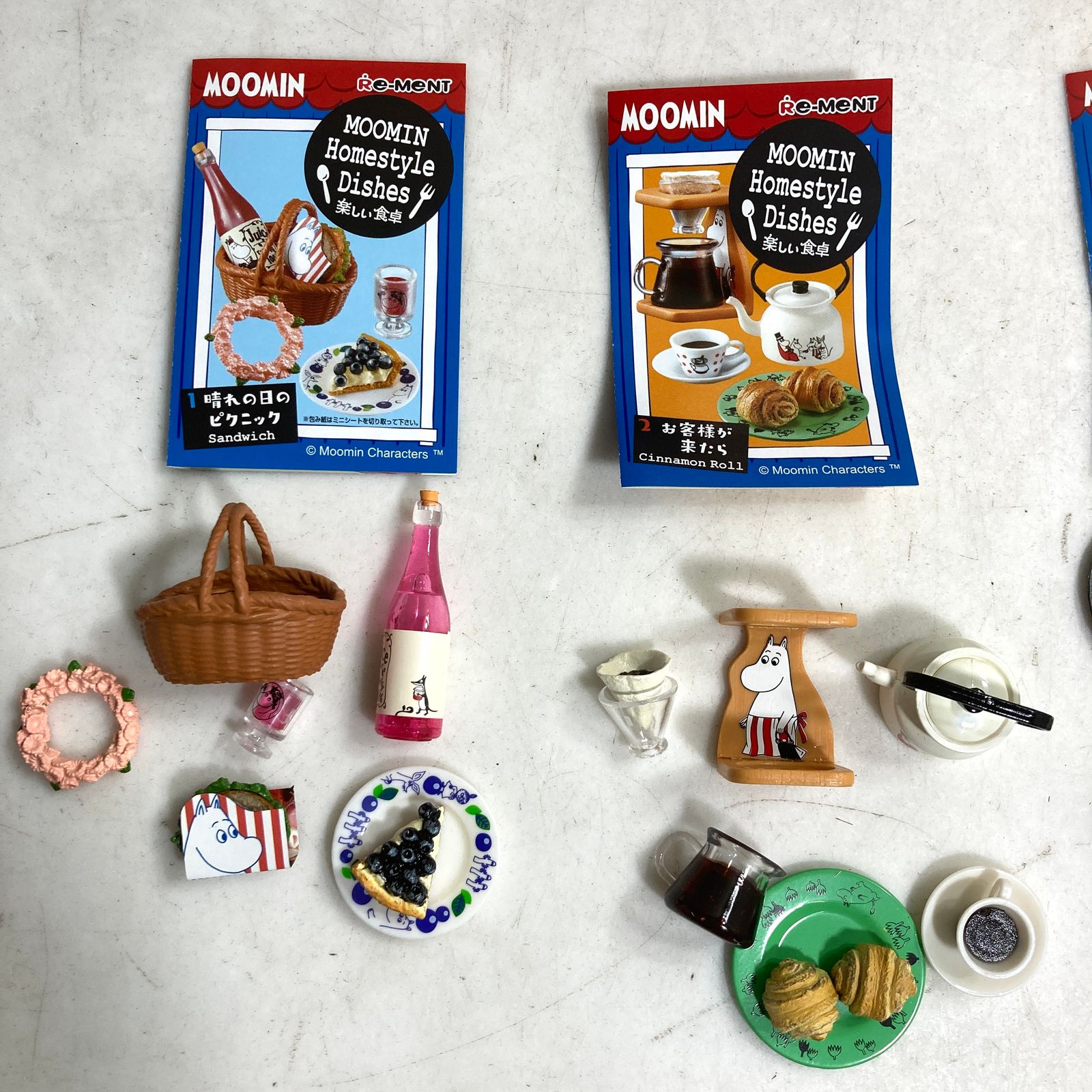 ムーミン　リーメント　楽しい食卓　開封済み ムーミン リーメント 楽しい食卓 ムーミン リーメント 楽しい食卓 開封