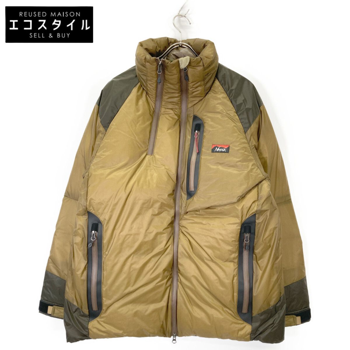 NANGA ナンガ ND2441-1A101-A 24AW ｺﾖｰﾃ|ﾌﾞﾗｳﾝ ｵｰﾛﾗﾃｯｸｽ ﾗｲﾄ ｽﾀﾝﾄﾞｶﾗｰﾀﾞｳﾝｼﾞｬｹｯﾄ ﾐｶﾐ M
