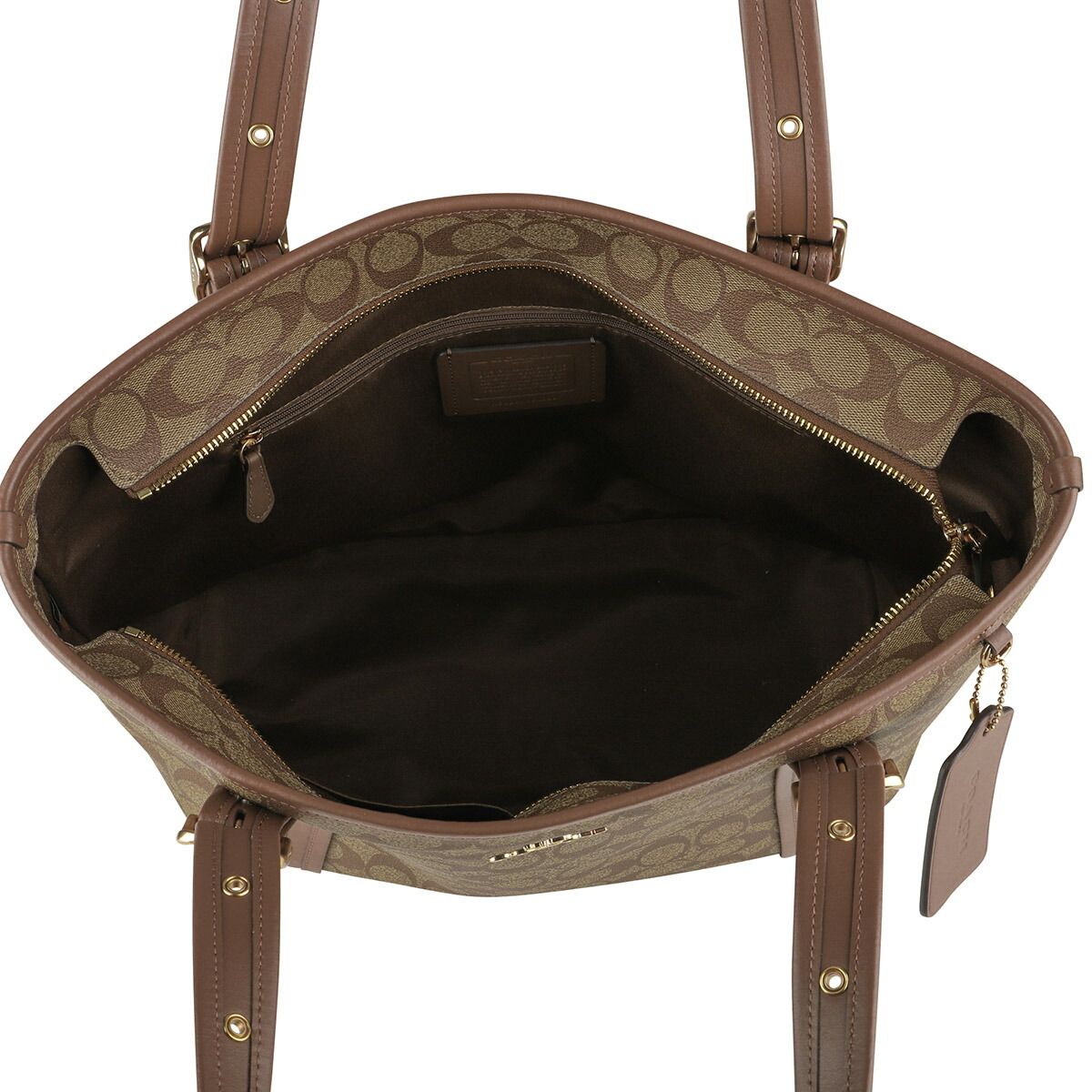 新品 コーチ COACH トートバッグ アシュトン ロゴ ジップ トップ