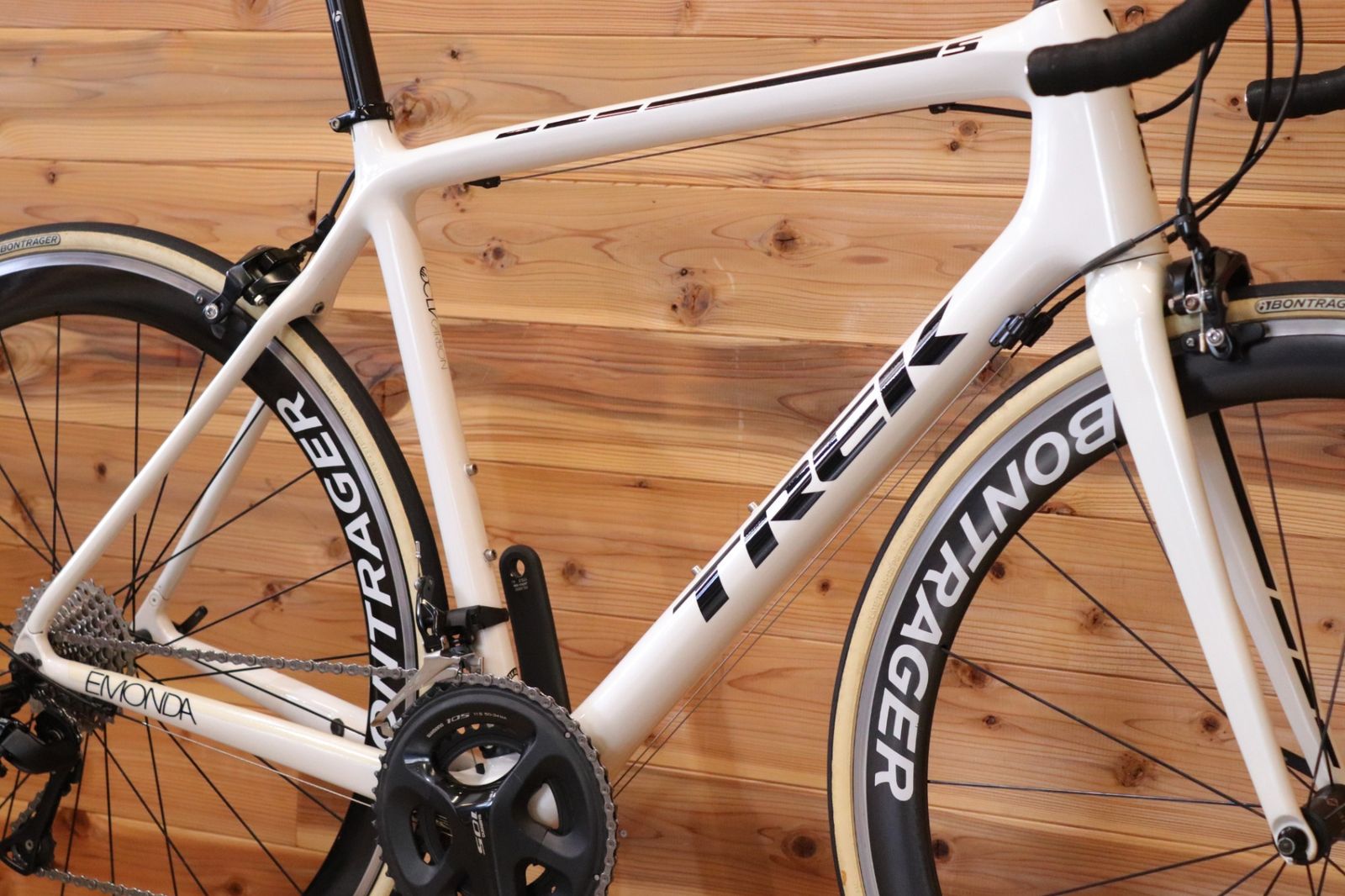 トレック TREK エモンダ EMONDA S5 2015 56サイズ シマノ 105 5800 11S ボントレガー BONTRAGER オーラ AURA 5 カーボン ロードバイク 広島店