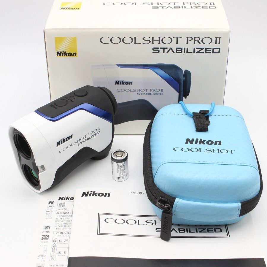美品】NIKON COOLSHOT PRO II STABILIZED ゴルフ用レーザー距離計 