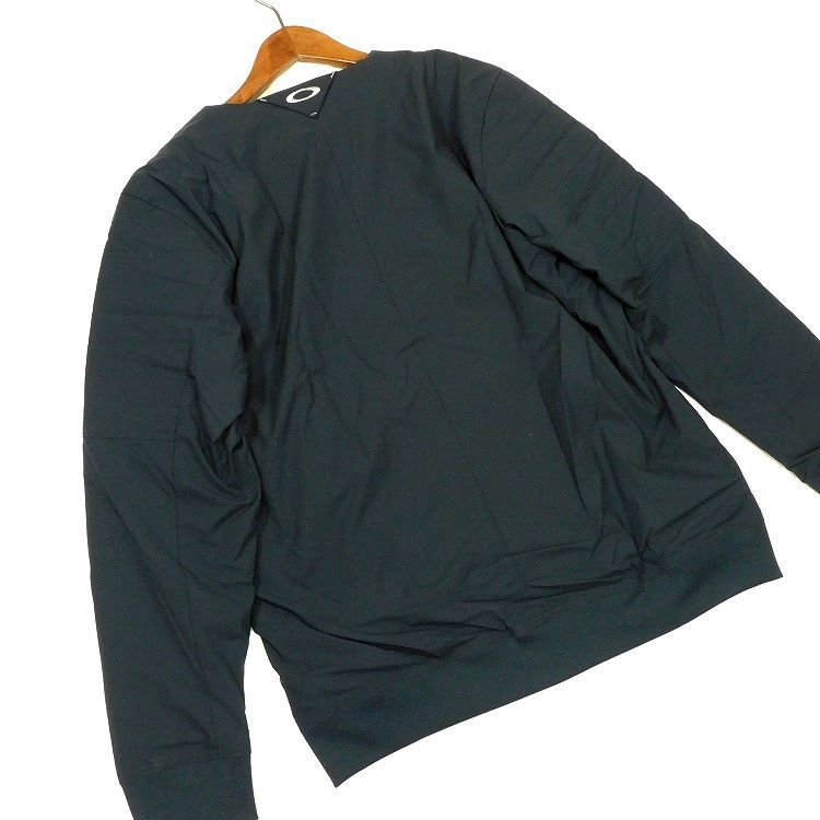 汎用性のある 定価19 800円 OAKLEY SKULL オークリー スカル ゴルフ 中綿 ジップジャケット L 黒 撥水 防風 ストレッチ 保温 秋冬 メンズ