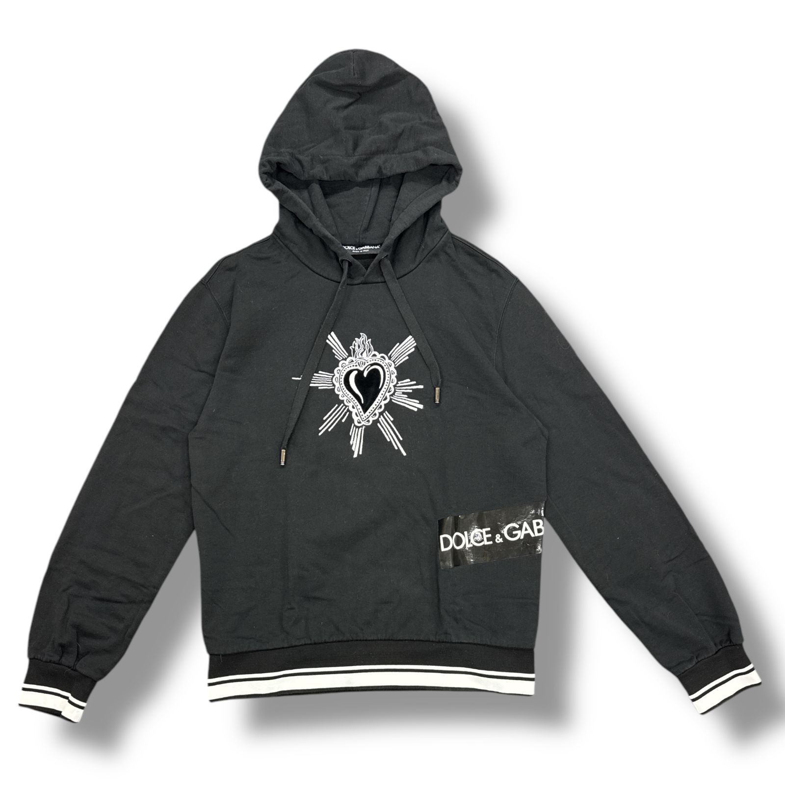 国内正規 DOLCE&GABBANA Embroidered Hooded Sweatshirt エンブロイ 